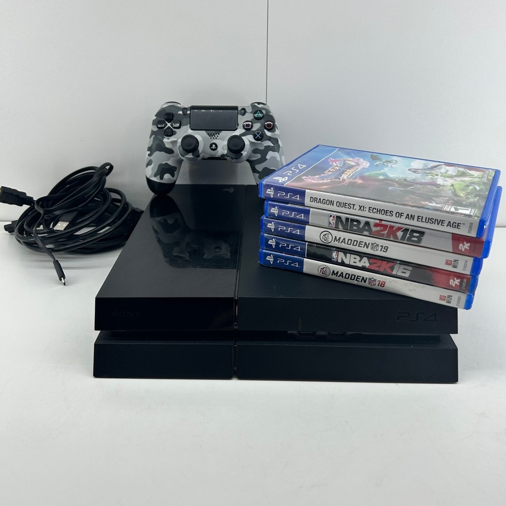 Sony PS4 2TB Console Bundle Controller 5 Games Tested PlayStation 4 Fast Ship